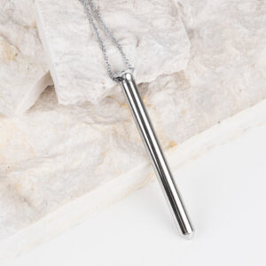 Silver Vesper pendant and vibrator by Crave